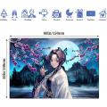 animation theme polyester digital printing hanging tapestry