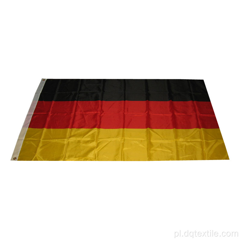 Sitodruk 100% poliester Flaga Niemiec