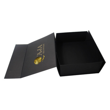 Black Boxes Chocolate Gift Boxes With Ribbon Closure