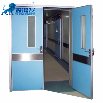 Pintu Swing Hospital Aluminium Aluminium Lancar