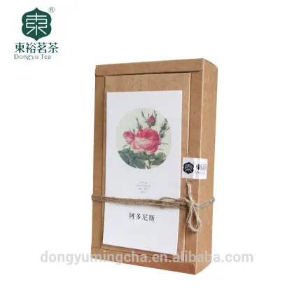 Chinese tea manufacturer fresh Rose Black Tea Golden bud premium tea gift packing style