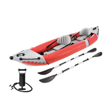 გასაბერი Kayak Pedal Inflatable Fishing Kayak ერთად Paddle