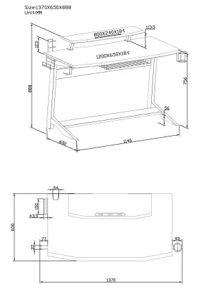 Long Sheng Amazon Furniture PC Game Table