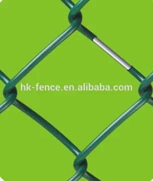 PVC coated diamond hole cyclone mesh chain link fence