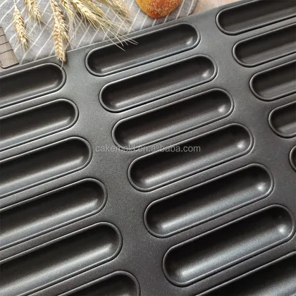 Non-Stick Alu-Steel Finger Baguette Bread Moulds & Baking Trays Manufacturer