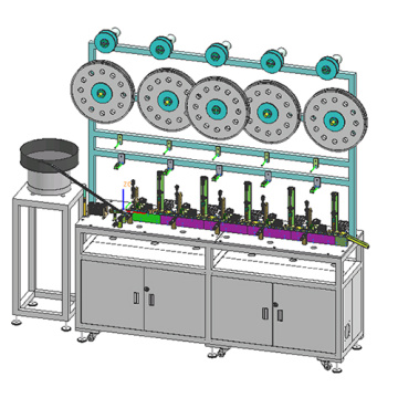 Máquina de abertura automática de orifícios de tubo de cobre