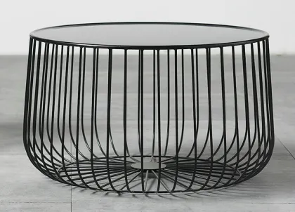 mid century modern black gold side coffee table