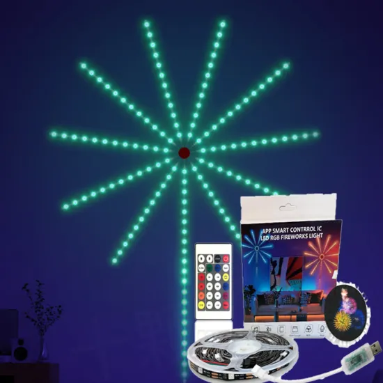 5050 USB 5V RGB Firework LED Strip Light - Smart Firework LED Lights with Remote and Music Control for Christmas Decoration Dream Color" 

However, if you need a more concise and SEO-friendly title, consider:

"RGB Firework LED Strip Light | Smart Christm