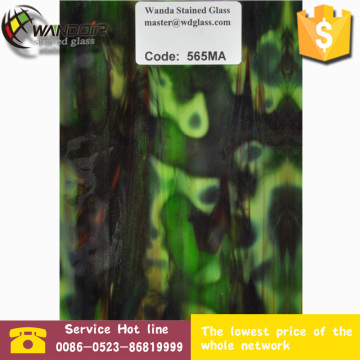 hotsale stained glass panels of spot glass