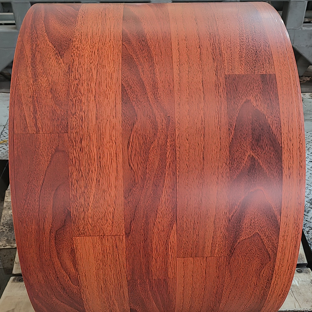 Wooden Texture PVC Film Steel Coils