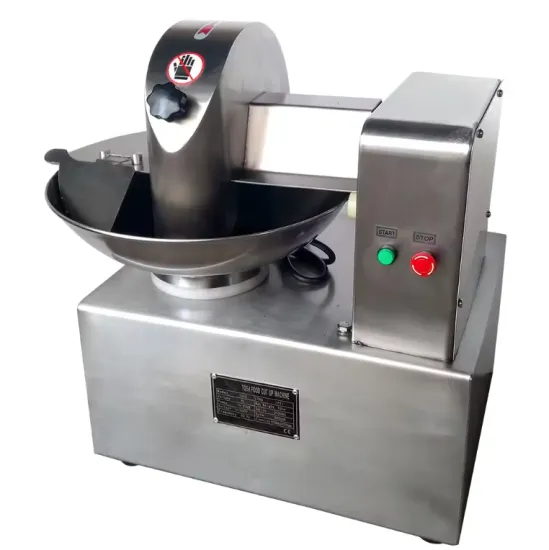 Customizable Chopped Celery Grinding Meat Bowl Cutter Mixer Machine