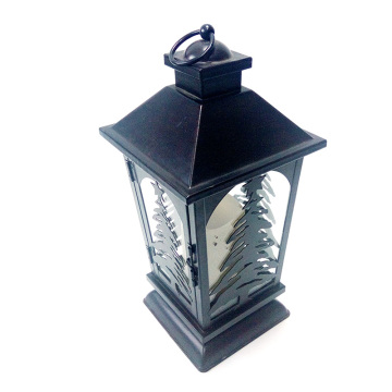Metal Lantern with LED Candle