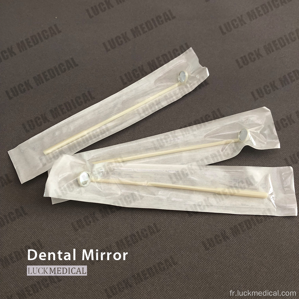 Miroir oral jetable pour l&#39;inspection de la bouche