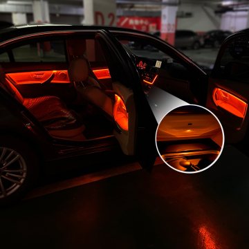 BMW 3 Serisi için İki Renkli LED Işık F30 F31 F35 - Ortam İç Atmosfer Lambası