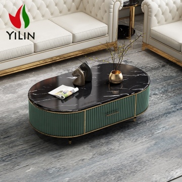 Modern Luxurious Marble Coffee Table for Living Room Furniture