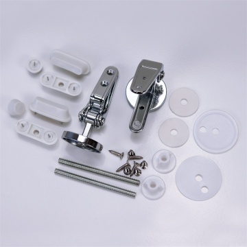 Fanmitrk Chrome-Plated Toilet Seat Hinges MFH03