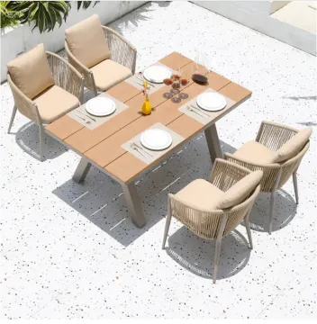 Hot Selling Luxury Hotel Outdoor Garden Rattan Restaurant Patio Chairs