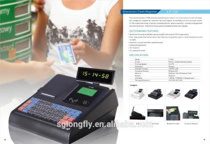 ECR cash register-cheap cash register