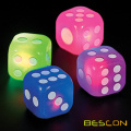 Big Rubber Flashing Dice 1.5inch