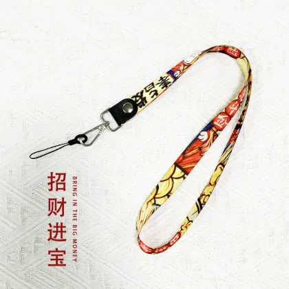mobile phone lanyard can be adjusted diagonally across