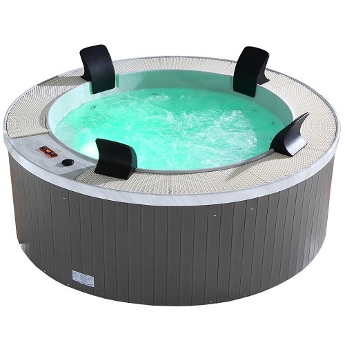 Ingruido Swim Spa Pool 7 Persona Redonda de spa al aire libre con TV TV