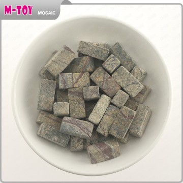 MAB35 10*20*6mm DIY Cream Stone Marble Mosaic Tiles For Craft