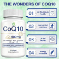 비타민 E 및 오메가 3-6-9가 함유된 CoQ10 600mg 소프트젤