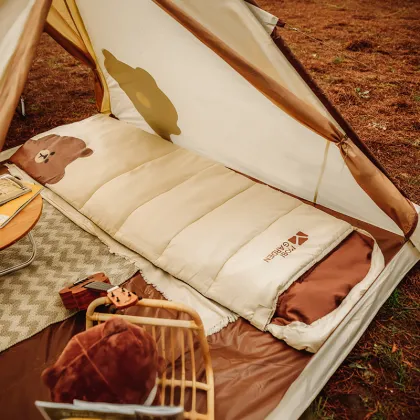 MOBI GARDEN & LINE FRIENDS Zhu Yue Adult Portable Sleeping Bag for Outdoor Camping