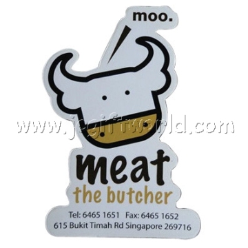 Custom Full Color Printing Cooper Paper Fridge Magnet Sticker