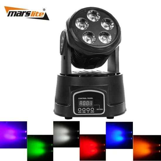 2021 Marslite Professional DJ Lighting: RGBWA UV 6in1 DMX Beam Moving Head LED Stage Lights