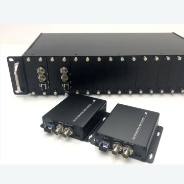 16 каналов HD 3G-SDI Шасси с SDI в IP-конвертер и избыточным источником питания