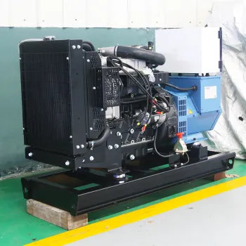 The classic water cooled 30KW diesel generator set Yuchai power water tank cooling system runs stably