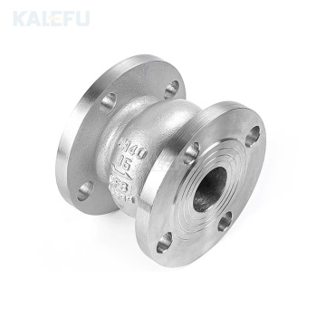 Stainless Steel Muffler Check Valve with Four Hole Flange Connection for DN40 to DN300 Pipeline Fittings