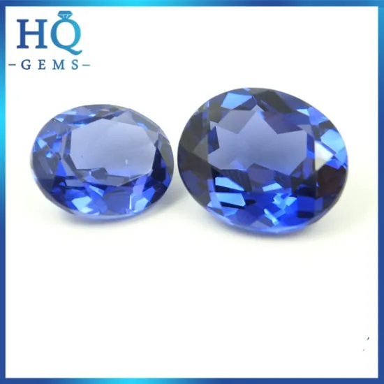 #124 Dark Blue Tanzanite Synthetic Tanzanite Stone