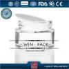 Durable classical glass jar for cream with cap