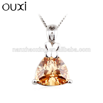 Y30124 OUXI 925 sterling silver gemstone jewelry wholesale pendant