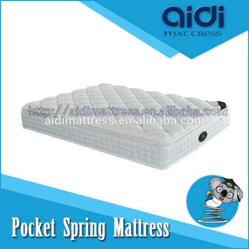 Pillow Top Wave Foam Comfort Sleep 5-Star Hotel Mattress With Pocket Spring