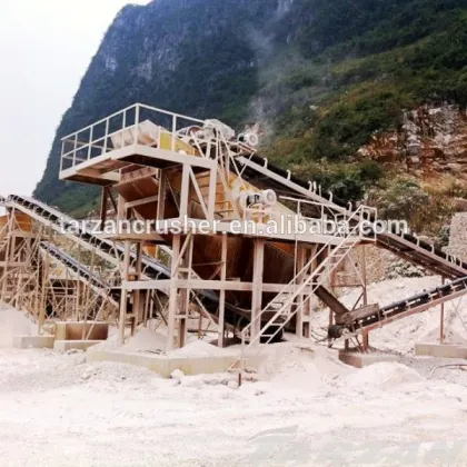 Stable performance sand sieve machine equipment for road construction