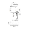 Caparplus Single lever basin mixer