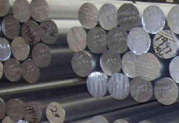 Extruded aluminium rods of various specifications