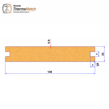 High Density Co-extruded Solid PE Decking