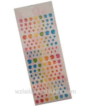 PVC STICKER ,STAMPING GOLD AND SILVE PVC STICKER