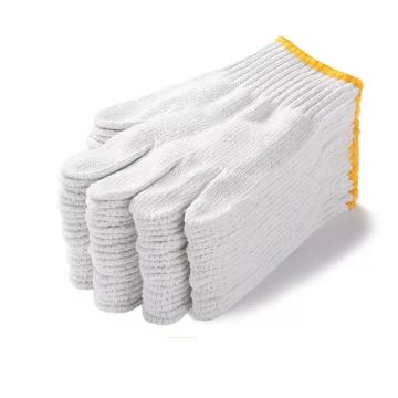 Budget-Friendly White Cotton Knitted Gloves: Ideal for Middle East and Southeast Asia Labor Safety Needs