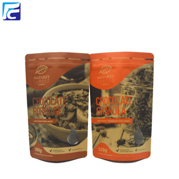 Food Grade Kraft Paper Bag For Flour 1kg