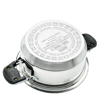 16pcs Non Stick Pot από ανοξείδωτο χάλυβα