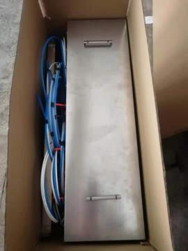 stainless steel 5 Liter semprot mesin krom