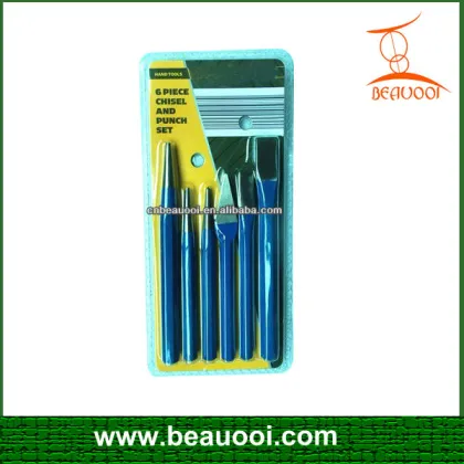6PCS Professional Quality Punch And Chisel Set Point Chisel