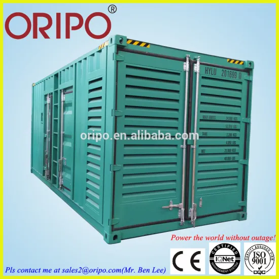 1 mw power plant containerize diesel generator set for industrial power supply