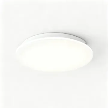 Soft-white ceiling illumination
