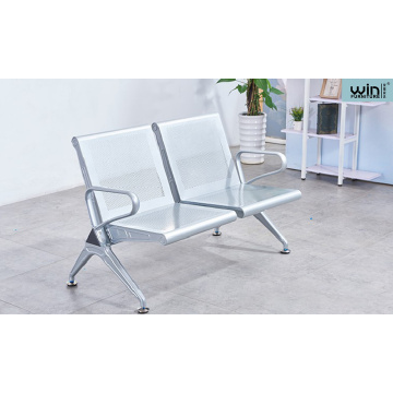 Chaise d&#39;aéroport à cadre en métal de style simple